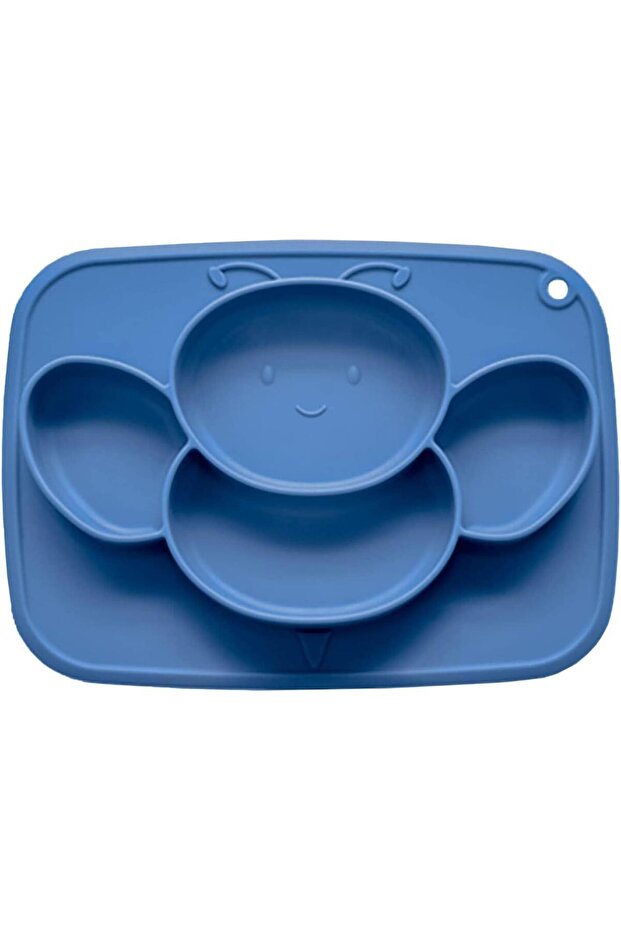 Suction Cup Baby Plate (Blue)