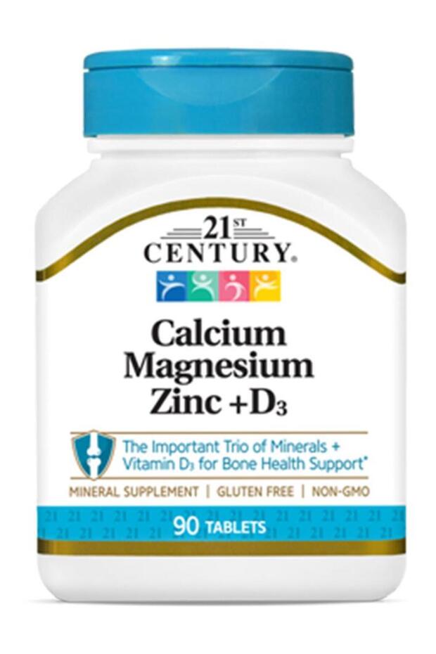 Calcium Magnesium Zinc Plus Vitamin D3 90 Tablets