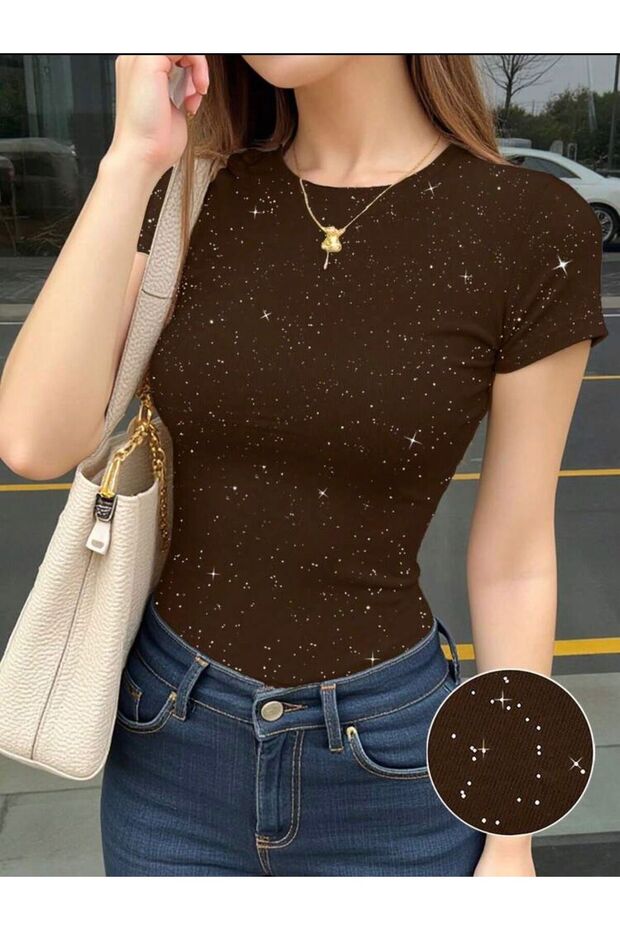 Cris Sim Detailed Full Length Blouse T-Shirt