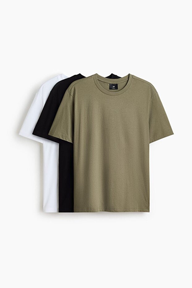 3'lü Regular Fit Tişört - 1
