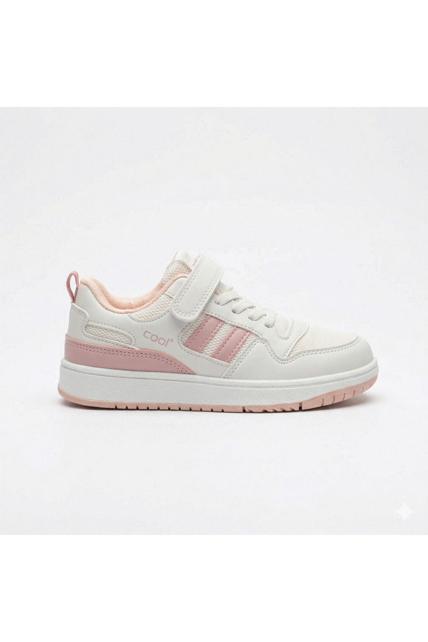 Stella White Powder Girls' Daily Sports Shoes