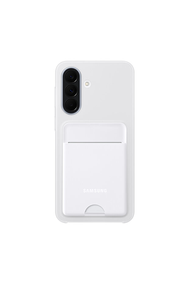 Galaxy A37 Kart Bölmeli Kılıf-Gri