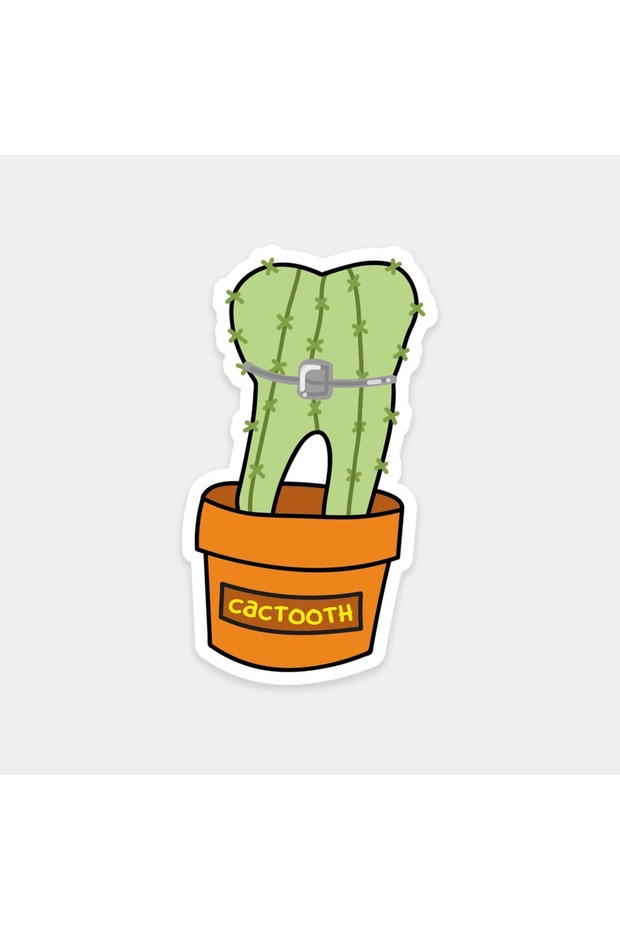 Spiky Tooth Sticker