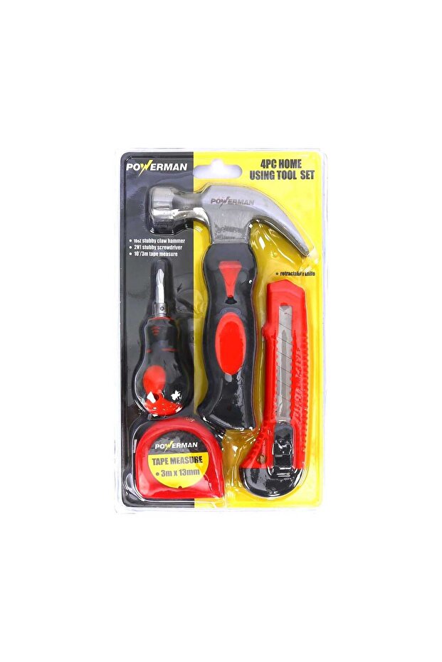 Powerman Home Tool Set 60906 4pcs