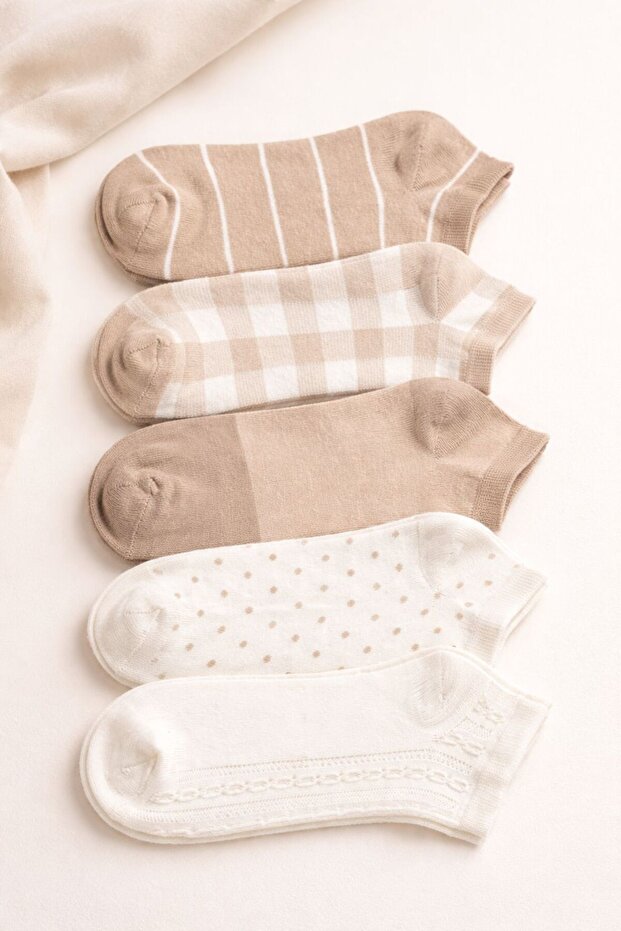 5-Pack Cotton Scented Bootie Socks - 1