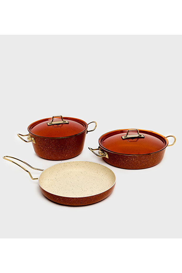 59.5x33x15.5cm Amber Cookware Set