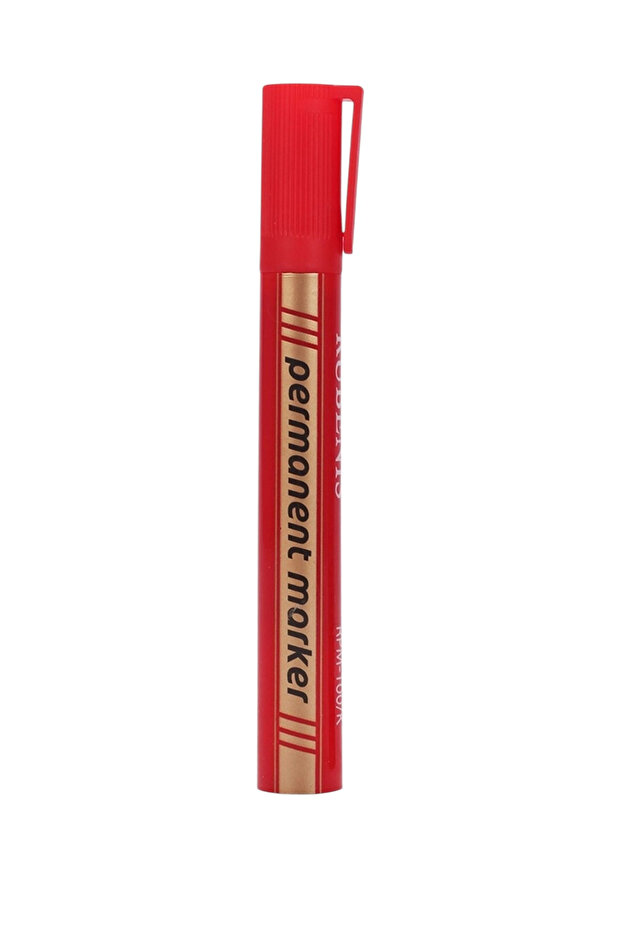 Round Tip Permanent Marker (Red) - 1