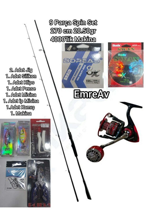 Spin Set 9 Parça EmreAv