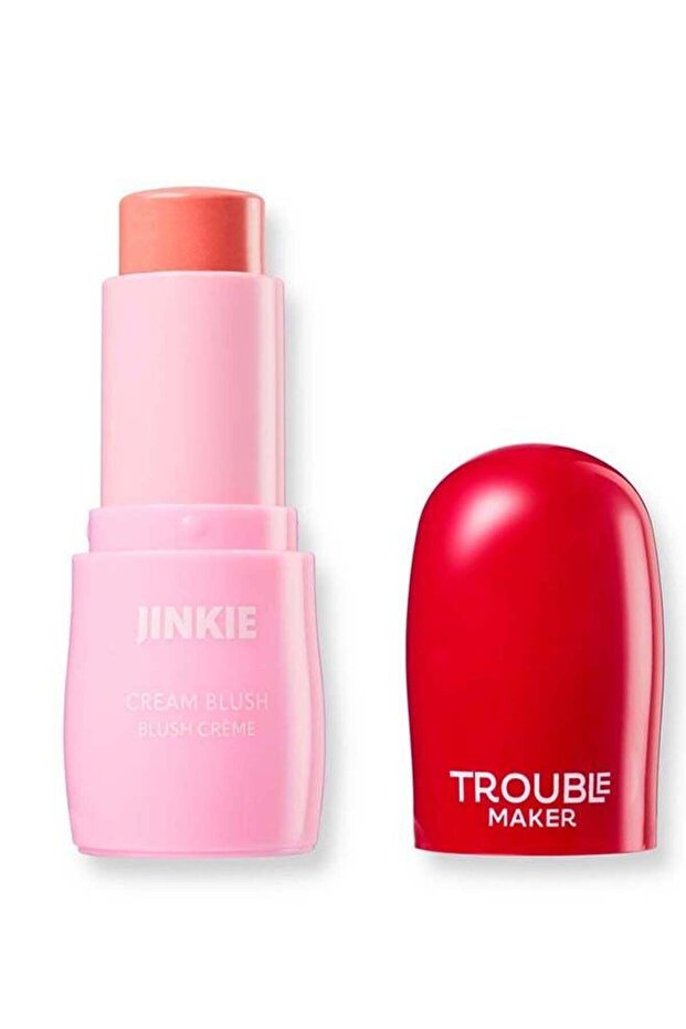 Trouble Maker Jinkie Stick Cream Blush Too Much Baby Pink
