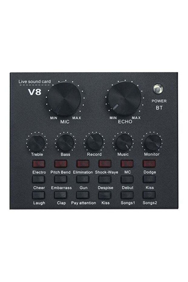 Intelligent Volume Adjustable Audio Mixer Sound Card