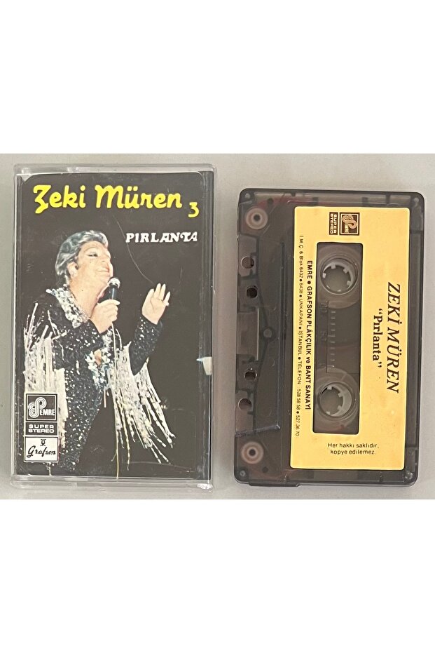 Zeki Müren 3 Diamond Paper Print Cassette