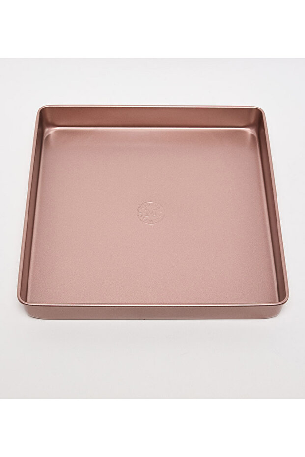 Carbon Steel 28x28x28cm Rose Gold Baking Sheets & Trays