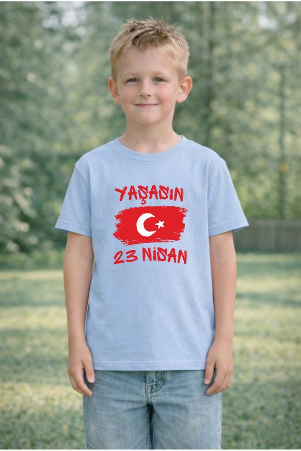 Children's T-Shirt April 23Rd Sovereignty and Children's Day T-Shirt Unisex 100% Cotton Printed Comfortable Fit