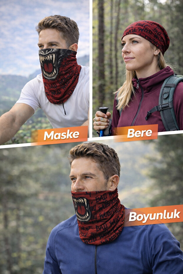 Unisex Motorcycle Mask Bandana – UV Protective Thermal Outdoor Neck Gaiter-Buff