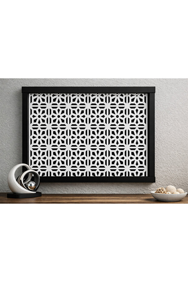 صندوق تخزين مزخرف للتعليق على الحائط ومودم واي فاي مقاس 25 × 35 سم عمق 11 سم