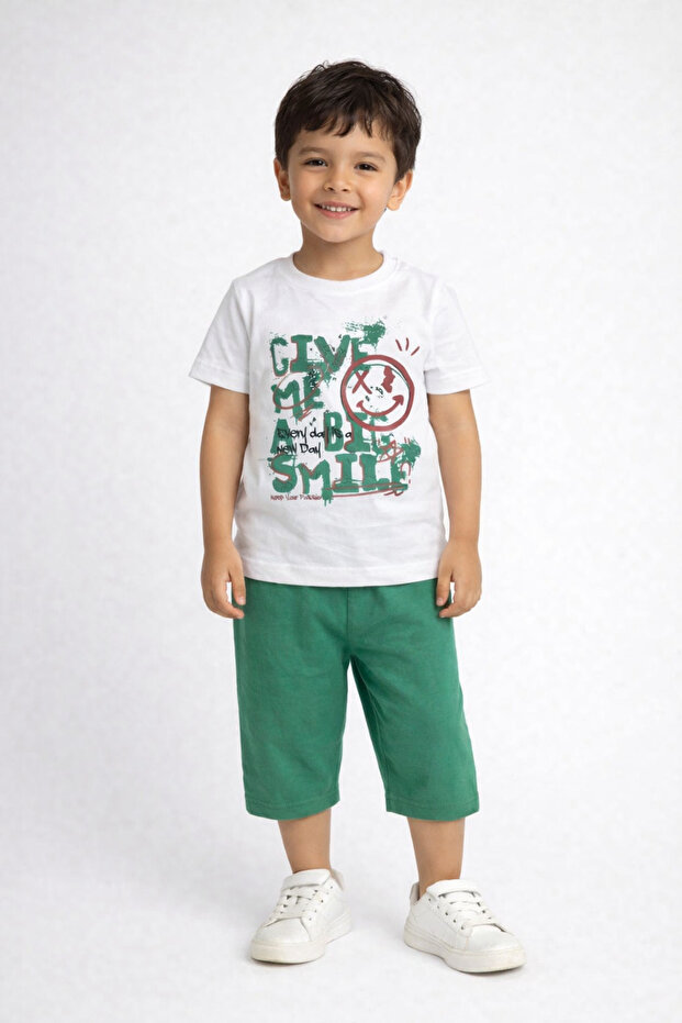 Big Smile Boys' Summer Shorts Set