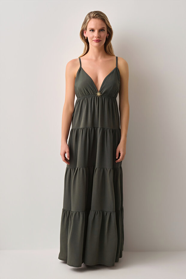 Stella Strap Detail Beach Dress with Accessory Detail