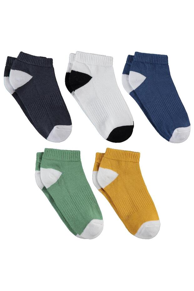 Sport 5-Pack Boys' Booties Socks for Ages 2-12