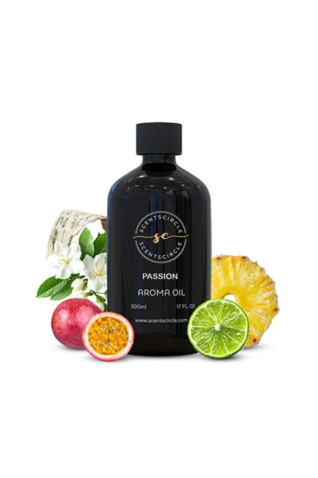 Passion Aroma Diffuser Oil 500ml | Sensual Citrus Fragrance Oil with Lime & Mandarin
