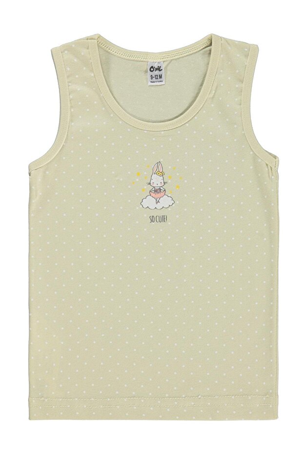 Bunny 9- Baby Girl Undershirt - Standard