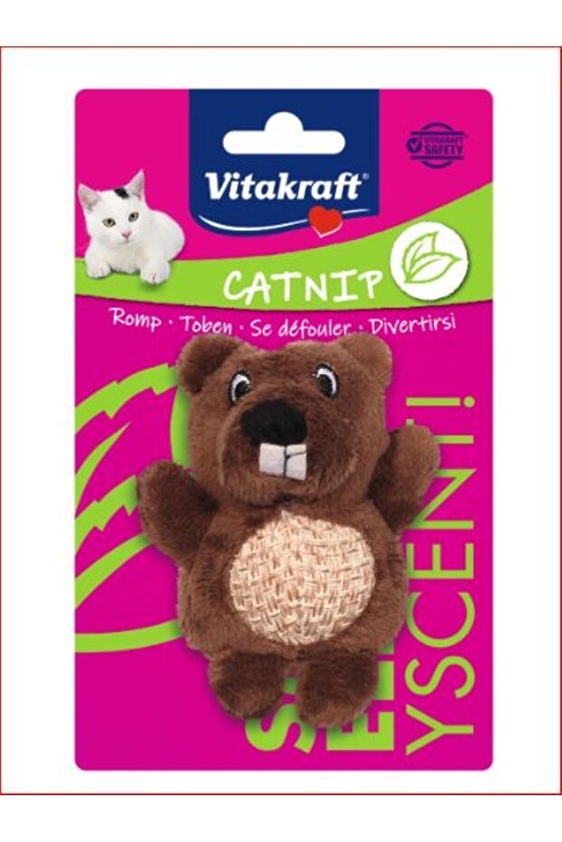 Herbal Toy Mouse & Beaver, Catnip