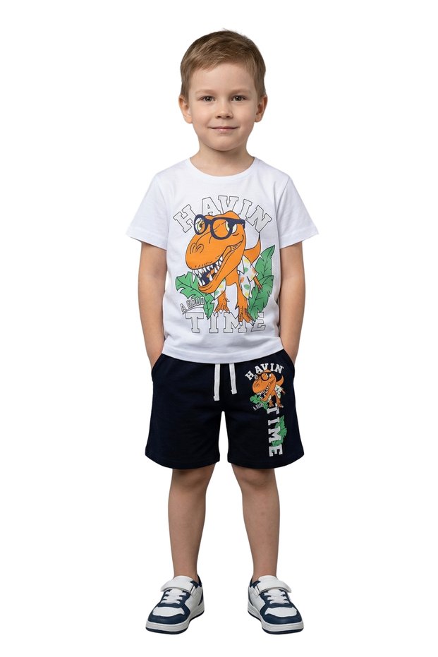 Boy's Shorts Suit Printed