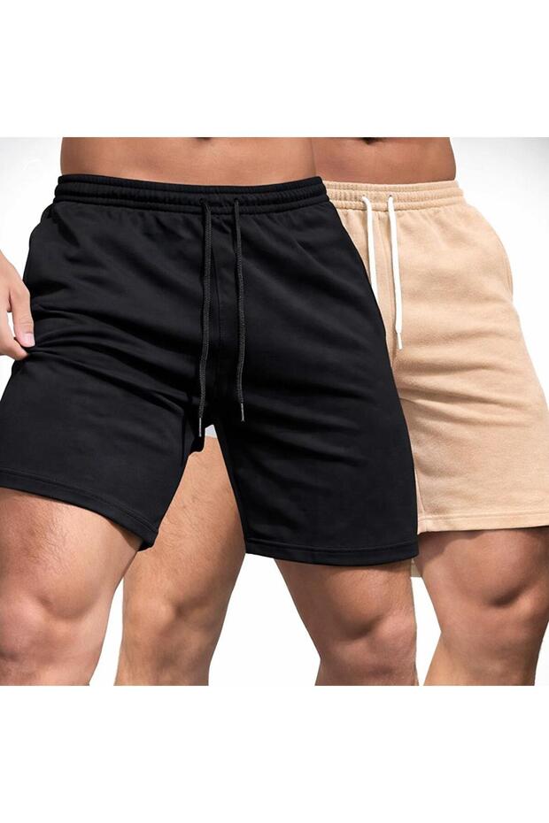 Πακέτο 2 ανδρικών σορτς Lycra Basic