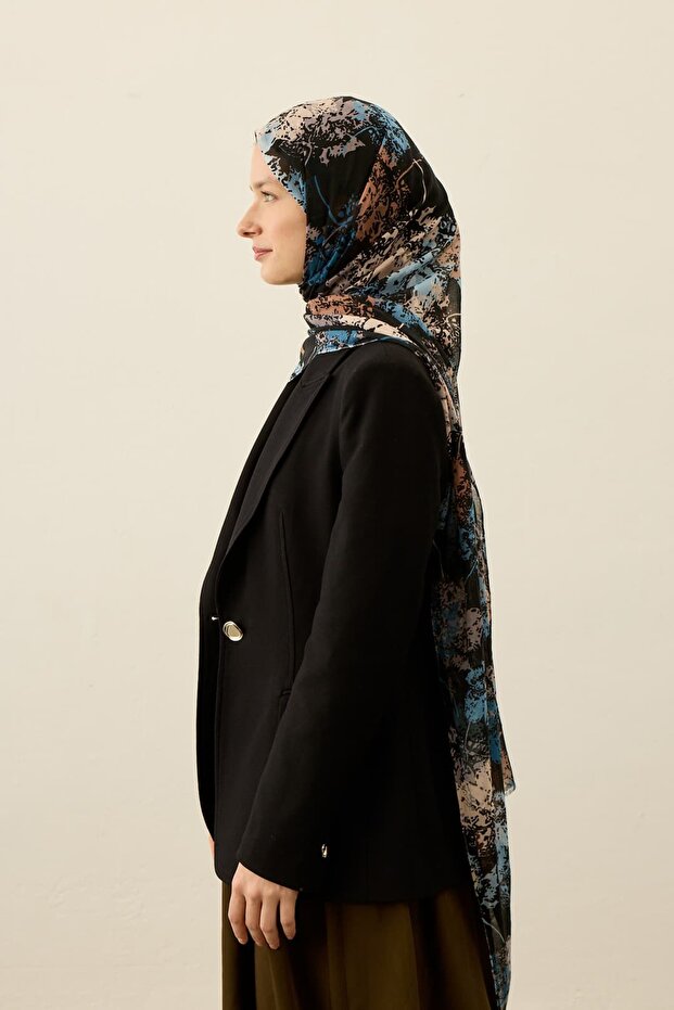 Leaf Pattern Aya Series Shawl - 3