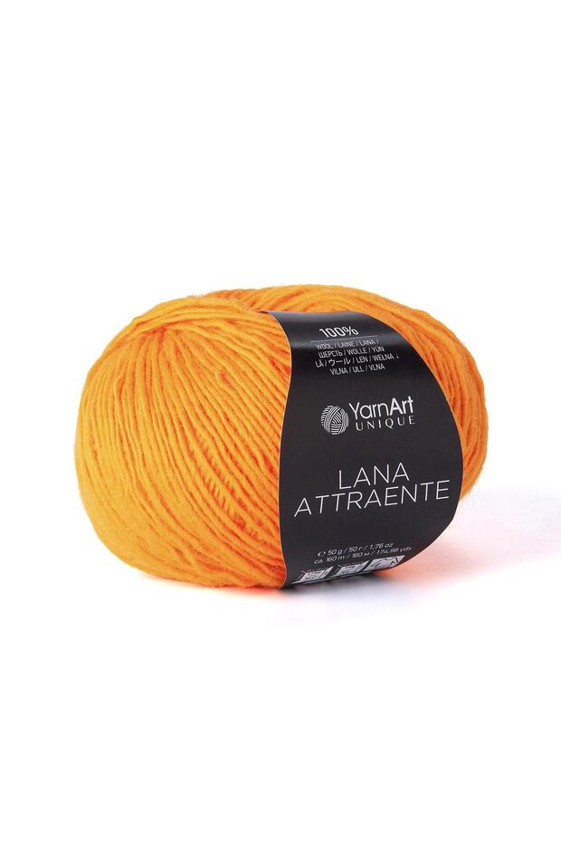Lana Attraente - Knitting Yarn Orange-6615