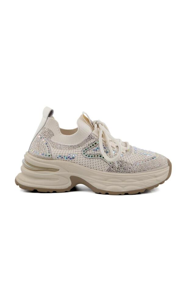 26Y303 Beige Women's Sneakers
