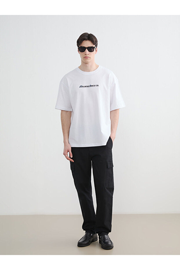 Vizyon New Season Slim Fit Men's Gabardine Cargo Pants