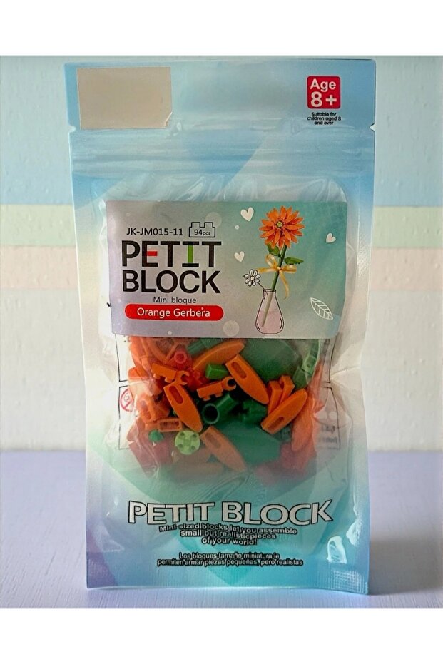 "Petit Block Mini Figure Flower Series: Colorful Gardens That Will Never Fade on Your Table"