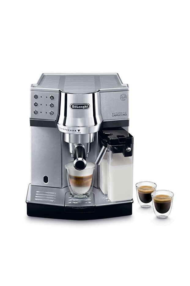 Espresso&Cappuccino Coffee Machine Silver Colour EC850.M