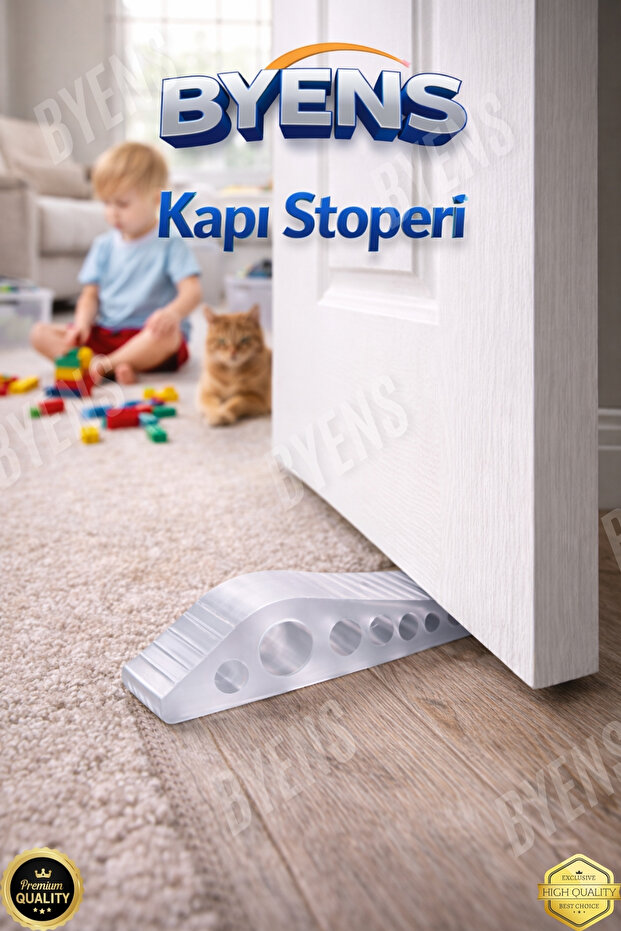 Door Stopper Back and Front Mounting Bracket, Six Stopper Holders, Holder, Stopper, Silicone Wedge, Door Stop