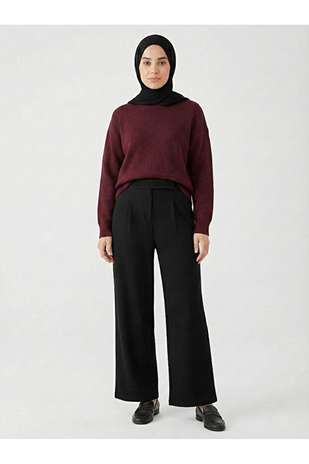 Velcro Trousers-Black