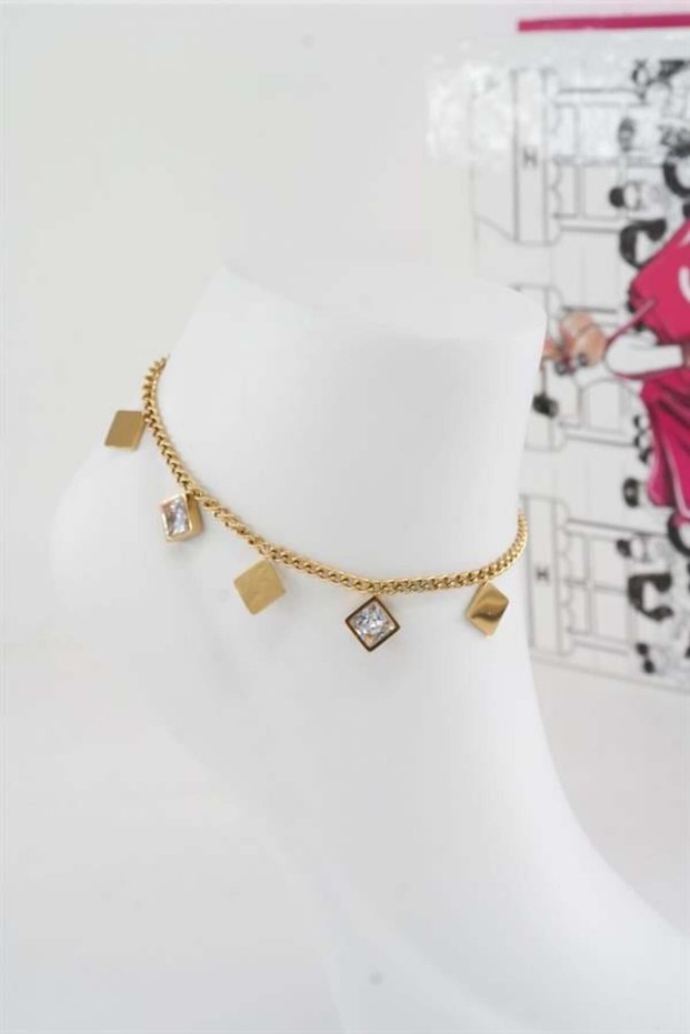 Women's 316 L Tarnishproof Anti Allergenic Steel Anklet