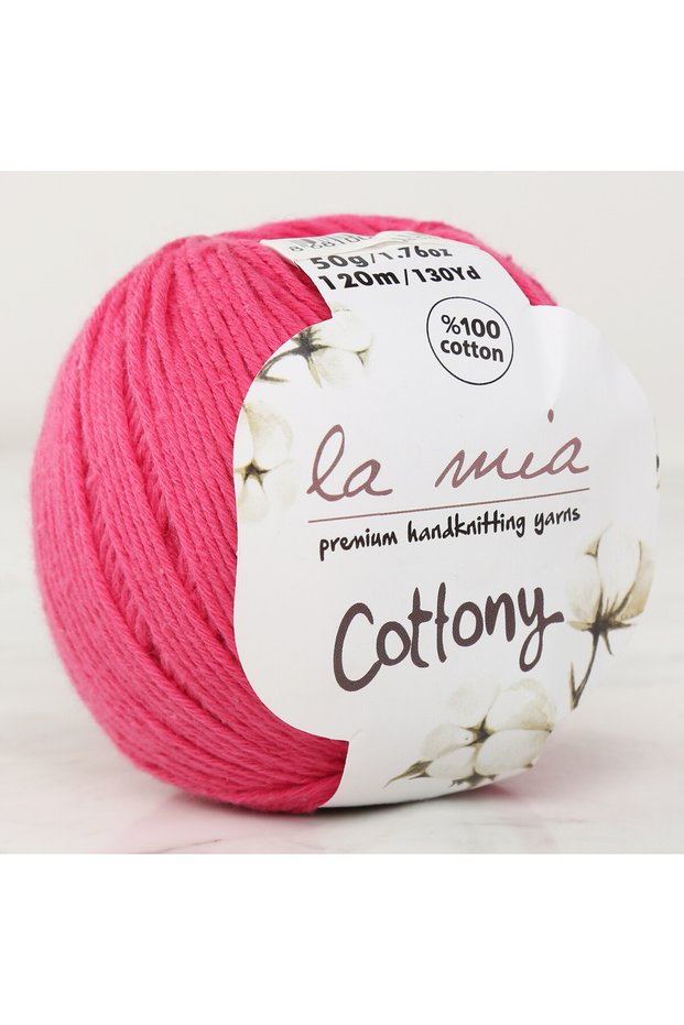 La Mia Cottony Fuchsia Baby Hand Knitting Yarn - L006