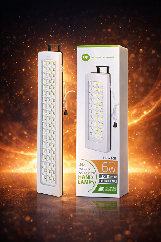 مصابيح يدوية محمولة قابلة لإعادة الشحن بتقنية LED