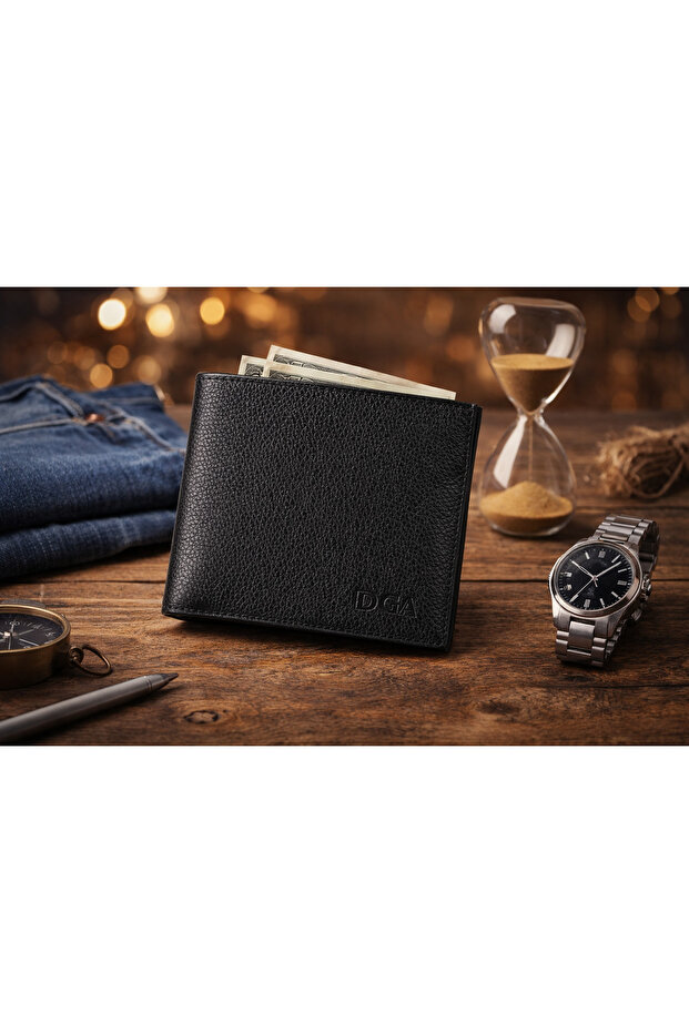 Diga 171 Genuine Leather Horizontal Men's Card Holder Wallet