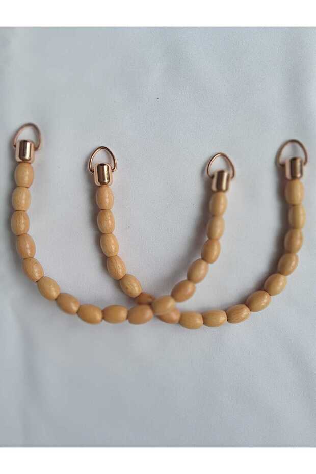 مقبض حقيبة معدني ذهبي على شكل حرف U بطول 15 سم - مزدوج
