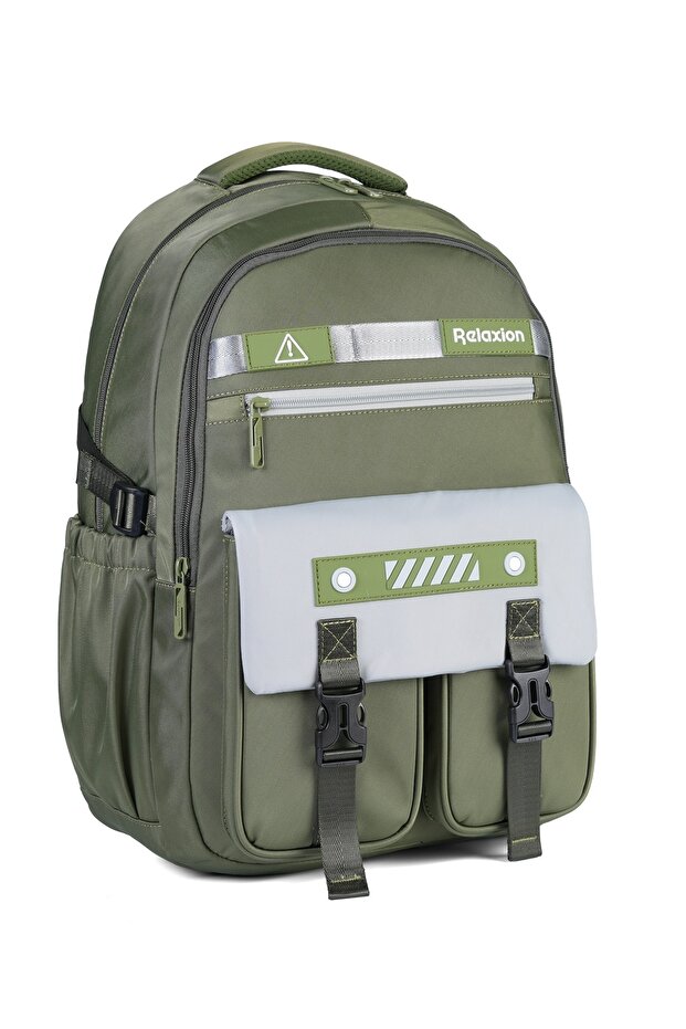 Ergonomic Design Waterproof Fabric Large Size School Daily Sports Use Backpack with Back Support
