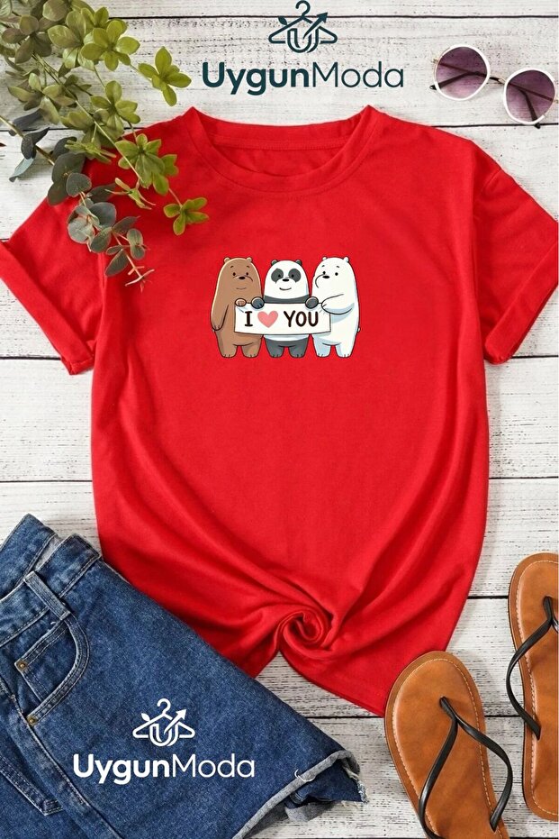 I Love You Kafadar Printed T-Shirt