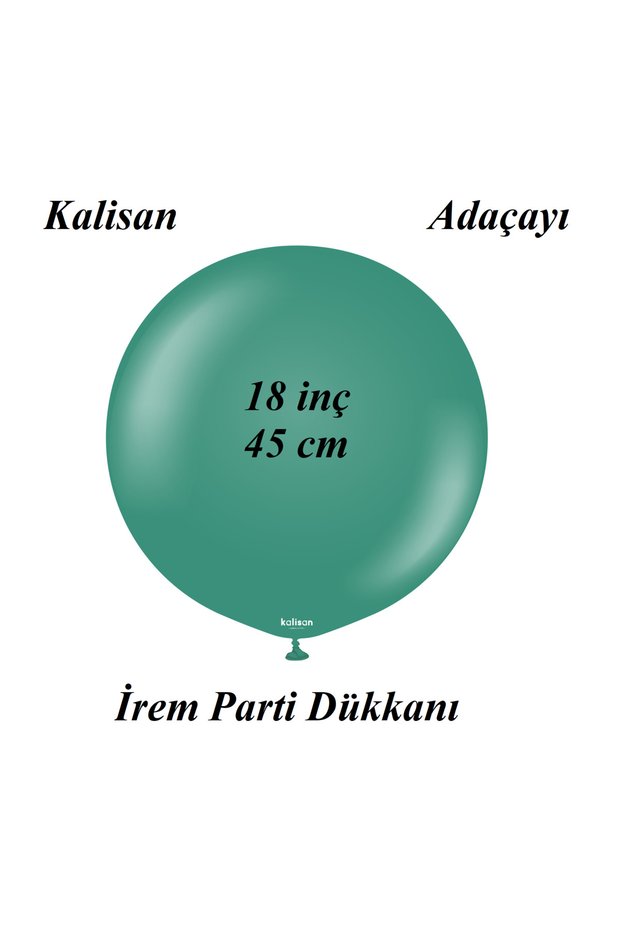 Kalisan Retro Sage Latex Balloon 2 Pieces 18 Inches 45 cm