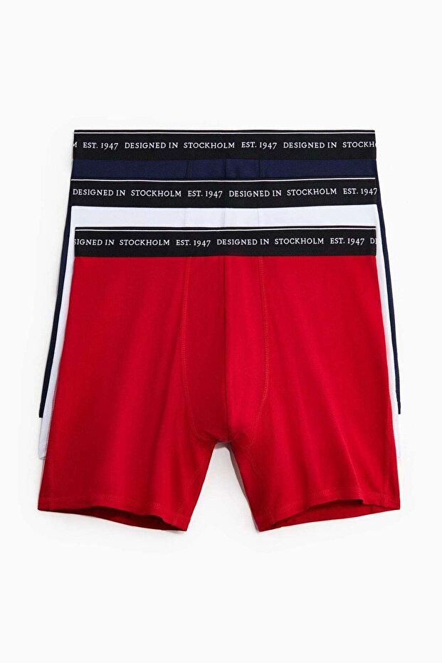 3-pack mid trunks with Lycra® - 5
