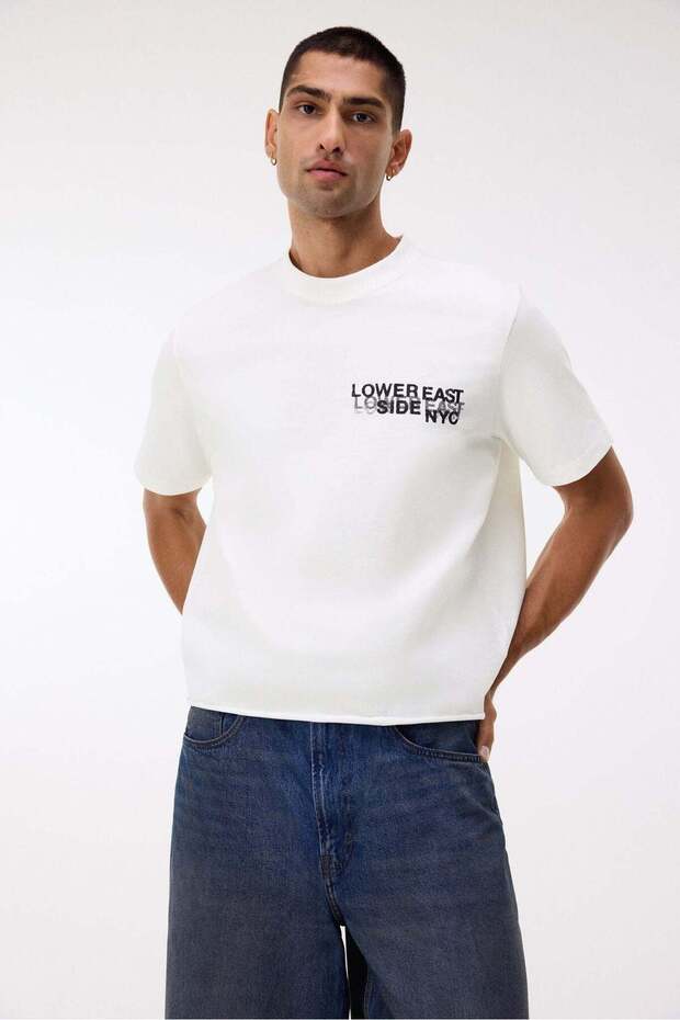 Regular Fit Printed cotton T-shirt
