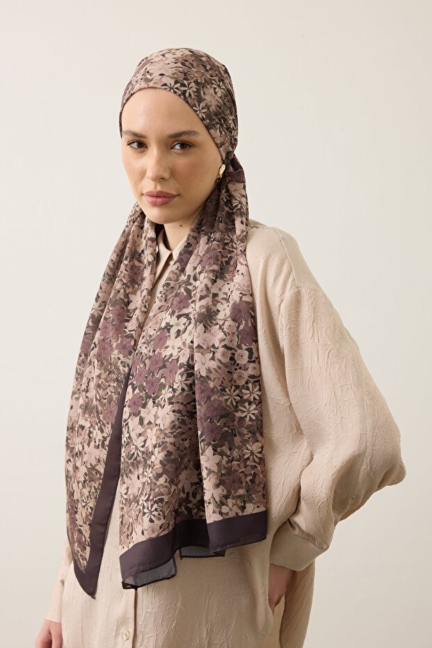 Soft Shawl 3071 Plum - 2