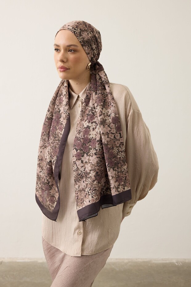 Soft Shawl 3071 Plum - 4