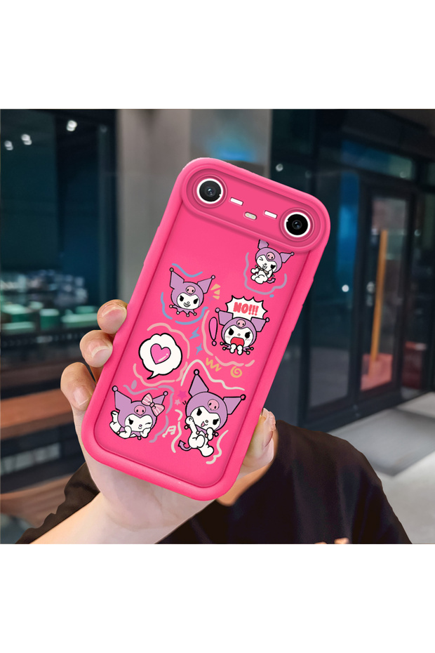 Tecno Pova Slim Compatible Pink Red Silicone Case Shockproof Camera Protection