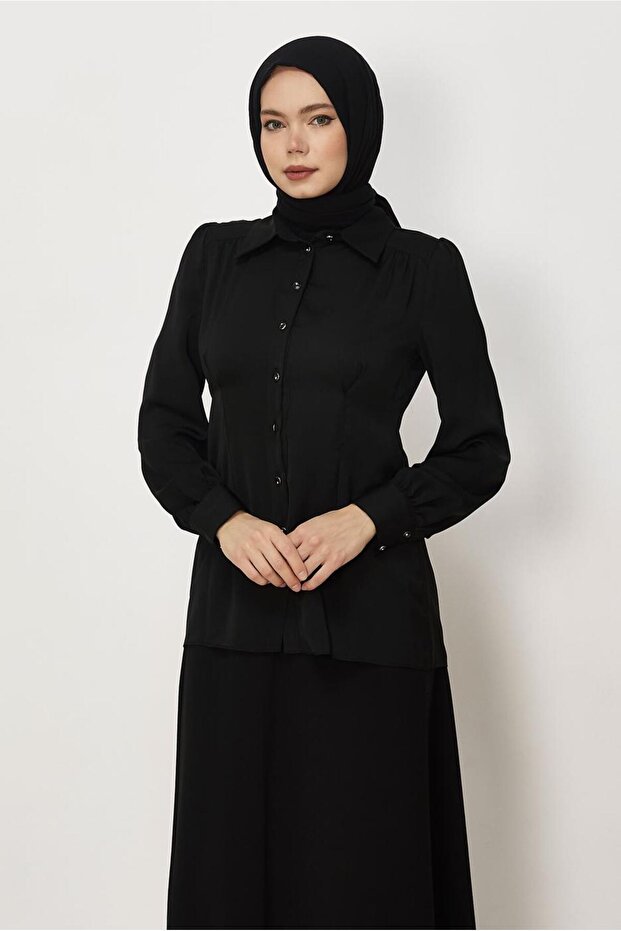 Shirt Collar Blouse 45376