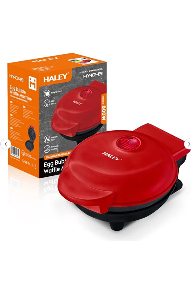 Egg Bubble Waffle Maker 800W Non Stick Electric Waffle Machine Easy Clean